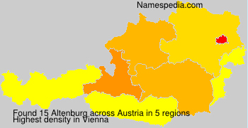Surname Altenburg in Austria Surname Altenburg in Austria