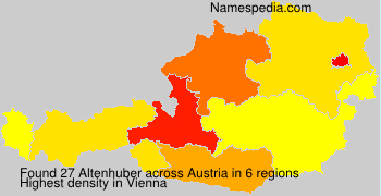Surname Altenhuber in Austria Surname Altenhuber in Austria