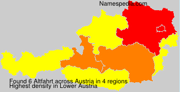 Surname Altfahrt in Austria Surname Altfahrt in Austria