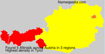 Surname Altinisik in Austria Surname Altinisik in Austria