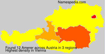 Surname Amerer in Austria Surname Amerer in Austria