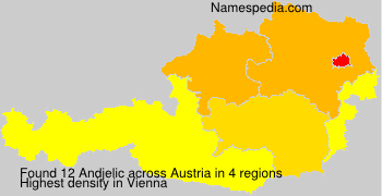 Surname Andjelic in Austria Surname Andjelic in Austria
