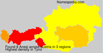 Surname Anesi in Austria Surname Anesi in Austria