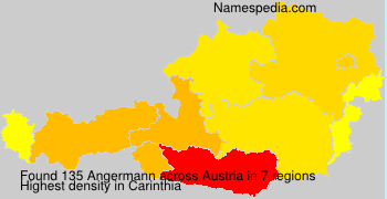 Surname Angermann in Austria Surname Angermann in Austria