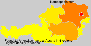 Surname Ankowitsch in Austria Surname Ankowitsch in Austria