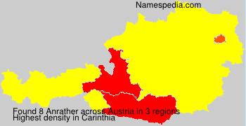 Surname Anrather in Austria Surname Anrather in Austria