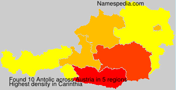 Surname Antolic in Austria Surname Antolic in Austria