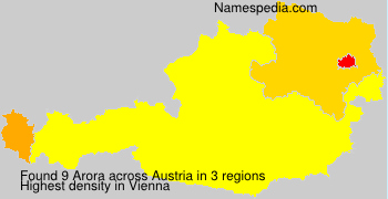 Surname Arora in Austria Surname Arora in Austria
