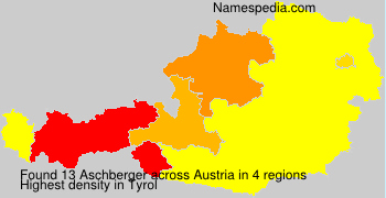 Surname Aschberger in Austria Surname Aschberger in Austria