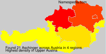 Surname Aschinger in Austria Surname Aschinger in Austria