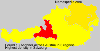 Surname Aschner in Austria Surname Aschner in Austria