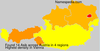 Surname Asik in Austria Surname Asik in Austria