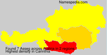Surname Asseg in Austria Surname Asseg in Austria