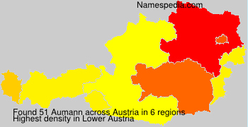 Surname Aumann in Austria Surname Aumann in Austria
