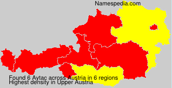 Surname Aytac in Austria