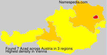 Surname Azad in Austria Surname Azad in Austria