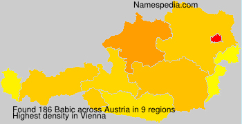 Surname Babic in Austria Surname Babic in Austria
