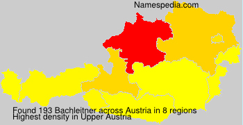Surname Bachleitner in Austria Surname Bachleitner in Austria