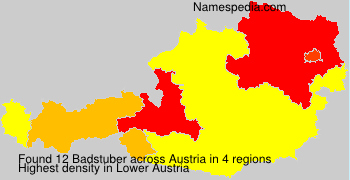 Surname Badstuber in Austria Surname Badstuber in Austria