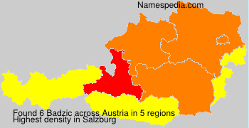 Surname Badzic in Austria Surname Badzic in Austria