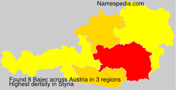 Surname Bajec in Austria Surname Bajec in Austria