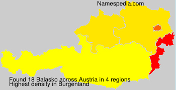Surname Balasko in Austria Surname Balasko in Austria