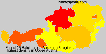 Surname Balci in Austria Surname Balci in Austria