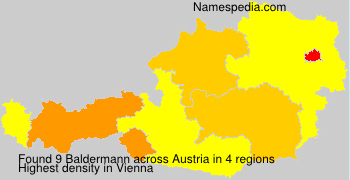 Surname Baldermann in Austria Surname Baldermann in Austria