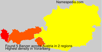 Surname Banzer in Austria Surname Banzer in Austria