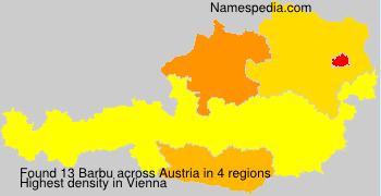 Surname Barbu in Austria Surname Barbu in Austria