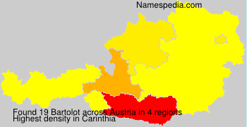 Surname Bartolot in Austria Surname Bartolot in Austria
