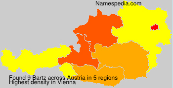 Surname Bartz in Austria Surname Bartz in Austria