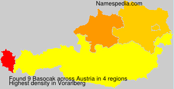 Surname Basocak in Austria Surname Basocak in Austria