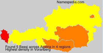 Surname Bassi in Austria Surname Bassi in Austria