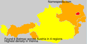 Surname Batmaz in Austria Surname Batmaz in Austria
