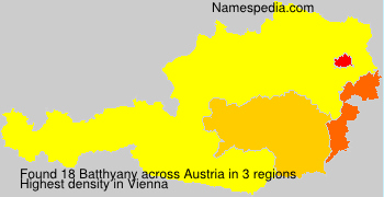 Surname Batthyany in Austria Surname Batthyany in Austria