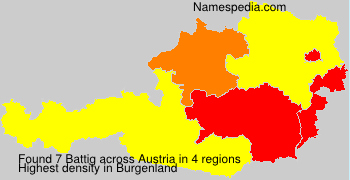Surname Battig in Austria Surname Battig in Austria