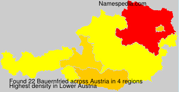 Surname Bauernfried in Austria Surname Bauernfried in Austria