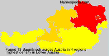 Surname Baumfrisch in Austria Surname Baumfrisch in Austria