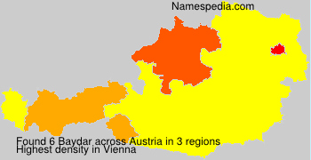 Surname Baydar in Austria Surname Baydar in Austria