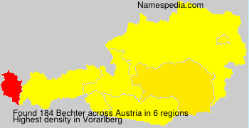 Surname Bechter in Austria Surname Bechter in Austria