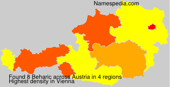 Surname Beharic in Austria Surname Beharic in Austria