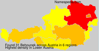 Surname Behounek in Austria Surname Behounek in Austria