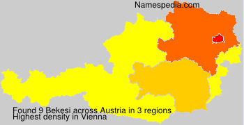 Surname Bekesi in Austria Surname Bekesi in Austria