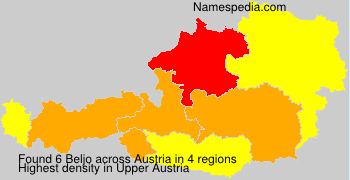 Surname Beljo in Austria Surname Beljo in Austria