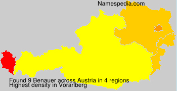 Surname Benauer in Austria Surname Benauer in Austria