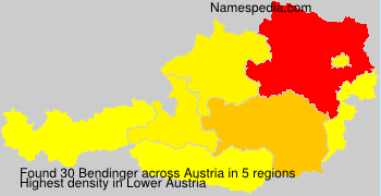 Surname Bendinger in Austria Surname Bendinger in Austria