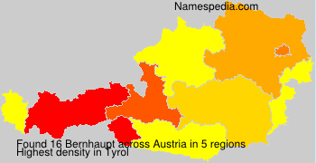 Surname Bernhaupt in Austria Surname Bernhaupt in Austria