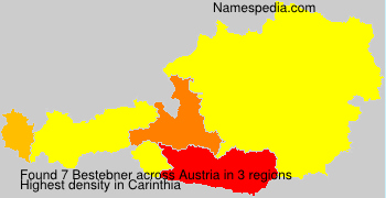 Surname Bestebner in Austria Surname Bestebner in Austria