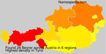 Surname Beyrer in Austria Surname Beyrer in Austria